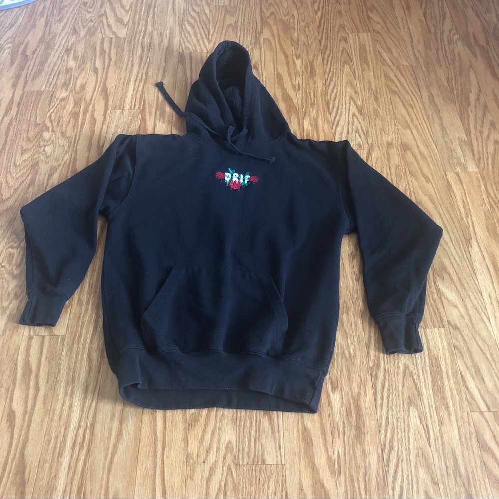 DRIP Black Drawstring Hoodie